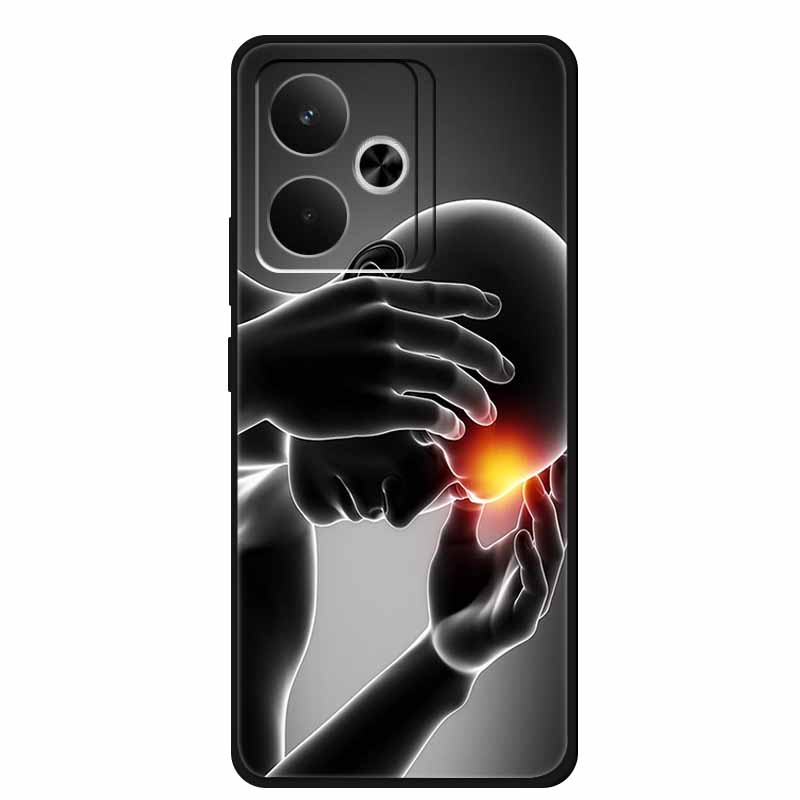 For Realme GT 7 T 7T Phone Case Fashion Photos Black Silicone Soft Back Cover Case For Realme GT 7T GT7 7 T Case GT7T Coque Capa
