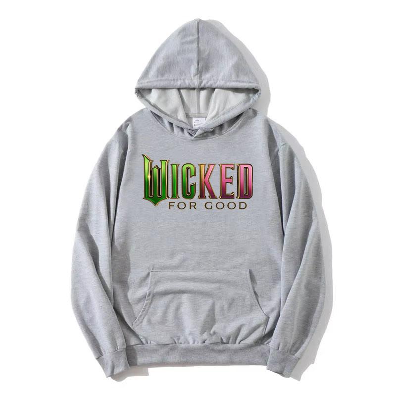 Wicked for Good Der Soundtrack Hoodies Grafik Cynthia Erivo Ariana Grande Sweatshirts Winterfleece Langarm Pullover Damen