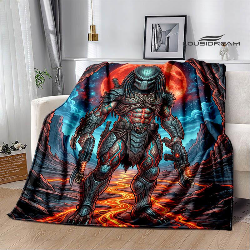 AVP Alien Vs Predator Blanket Picnic Blanket Warm Blankets Outdoor Blanket Home Bed Linings Blankets for Beds Birthday Gift