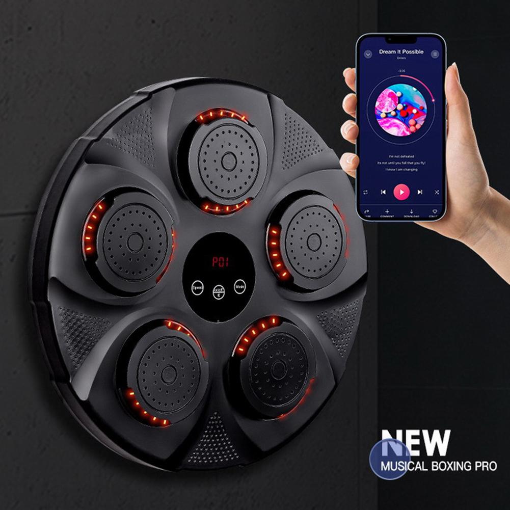 Smarte Musik-Boxwand – Elektronisches Boxtraining Mit Rhythmus & LED-Feedback Für Zuhause Oder Fitnessstudio Smarte Musik-Boxwand – Elektronisches Boxtraining Mit Rhythmus & LED-Feedback Für Zuhause Oder Fitnessstudio