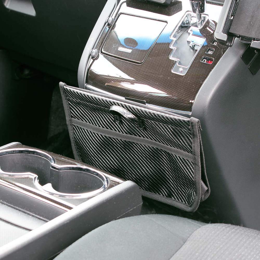 Napolex Car Trash and Large Fits Door Door Center Antibacterial and Convenient for Throwing Out Small Trash like Tissues and Car Accessory Can,