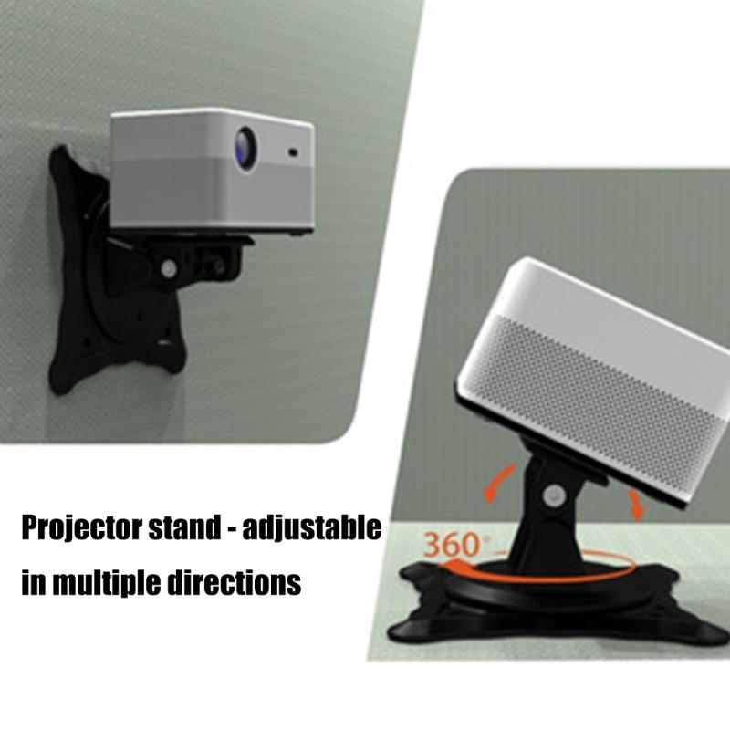 Full Rotation Bracket Adjustable Heavy Duty Metal Projectors Bracket For Home Cinema Playroom Office Setups