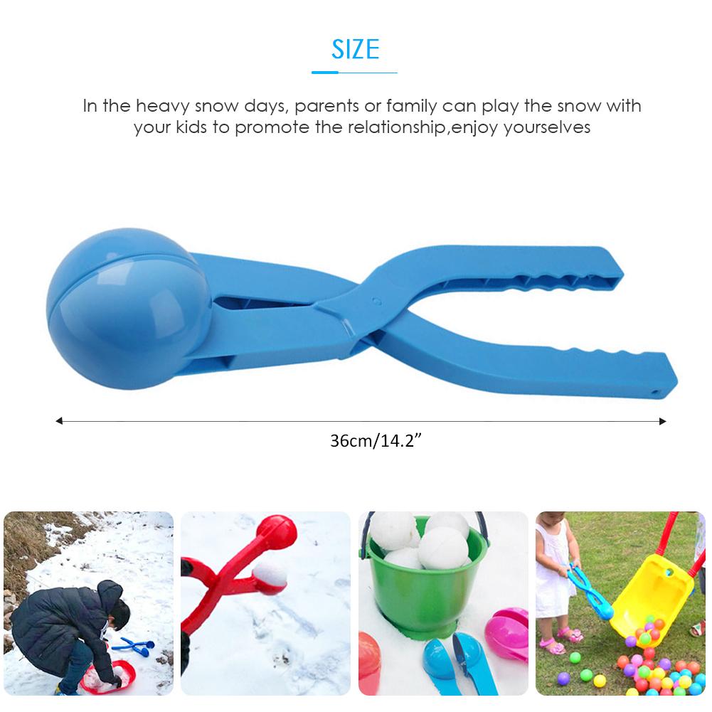 4-1pc Cute Duck Rice Mold DIY Snowball Maker Snowball Winter Snow Toys Mold with Handle Animal Rice Shaper for Kids and Adults