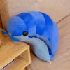 30-50cm Simulation Grey Tidal Worm Plush Toy Kawaii Blue Stuffed Animal Woodlouse Pillow Soft Doll Children's Xmas Gift for Girl