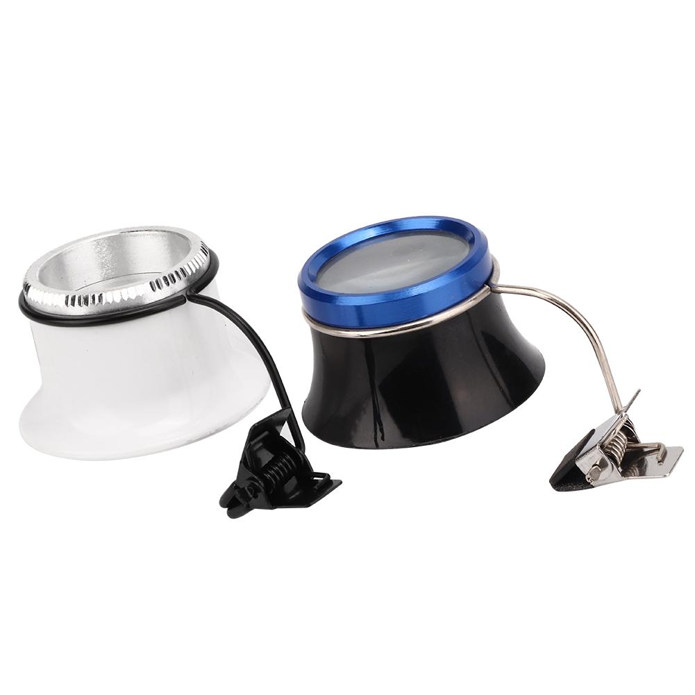 2pcs 5X 10X Watch Loupe Jewelry Loupe Magnifier Watch Repair Magnifying Tool
