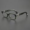 Unisex Square Large Frame Eyeglasses Myopia Blue Light Blocking
