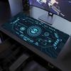 Cyber Circuit Tech Design Extended Mouse Pad Non Slip Rubber Desk Mat For Gaming Laptop Keyboard And Home Office Workstation