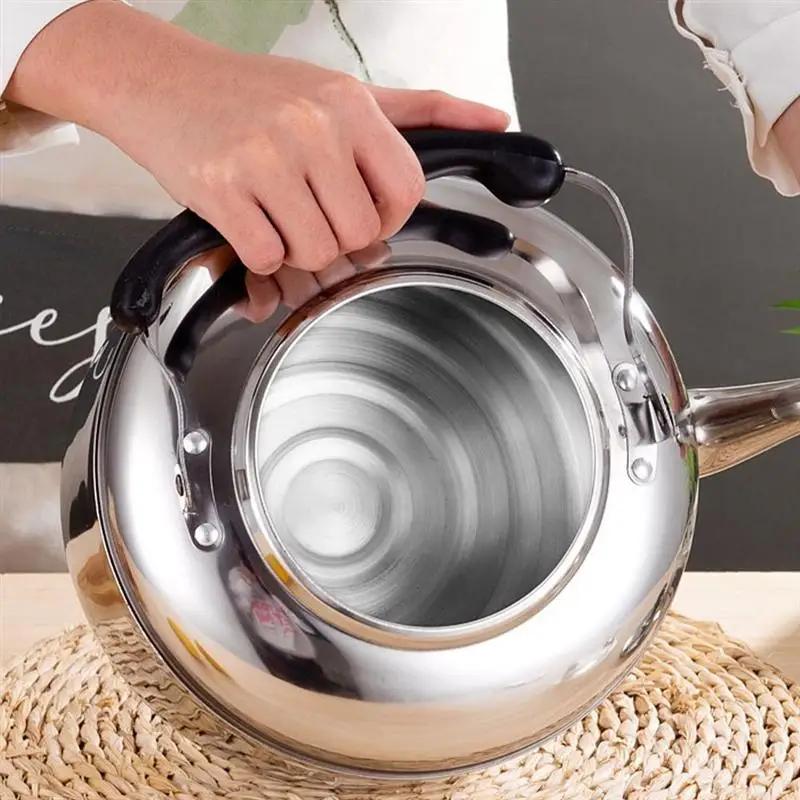 Kettle Tea Water Stove Whistlingstove Stainless Steel Teapot Pot For Hotboiling Pots Gas Coffee Induction Camping