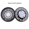 High Metal 32 Ohm Over-Ear Headphone Speaker: 36/40/50mm, 30mW