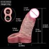 SXXY Multi-Types Skin Touch Hollow Dildo Silicone Male Dick Extender Realistic Delay Ejaculation Sex Toys For Men 18+ Couple Sex