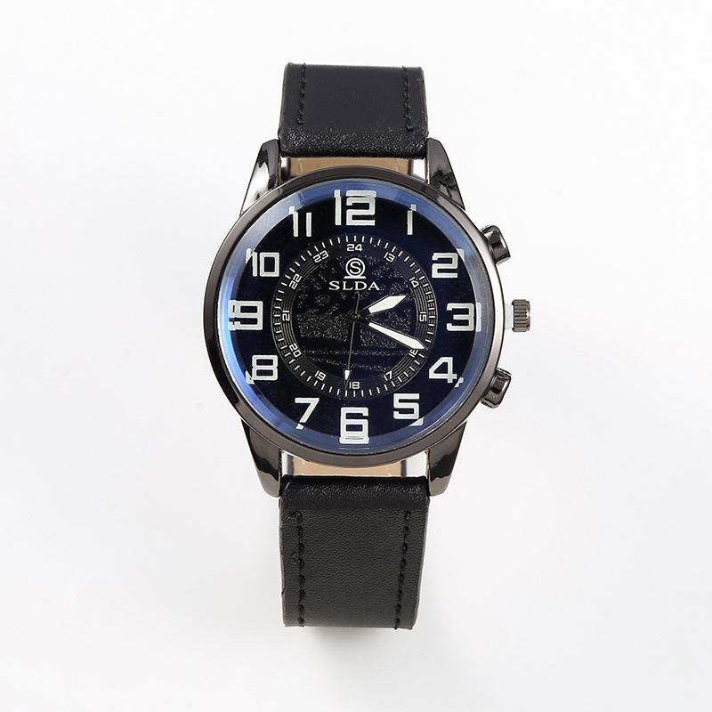 Men’s Retro Digital Quartz Watch: Fashionable Business Belt & Casual Style for Students