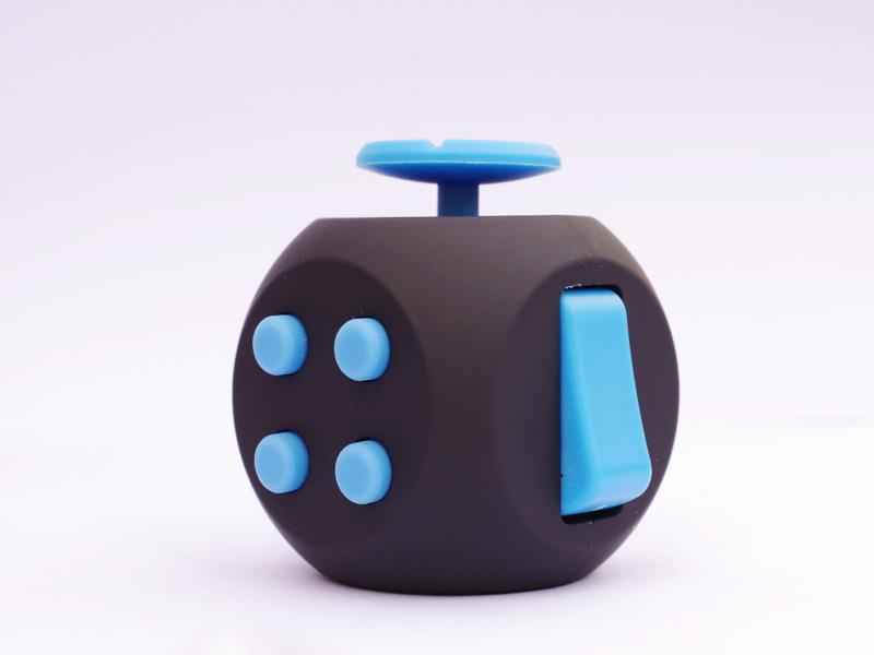 Fidgeting Cube Toy,Edc Fidgeting Toys Counter Stress Ease Toys,Anxiety Antistress Tactile Toy For Adults Kids   6 Sides