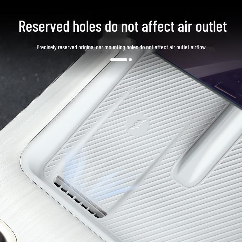 New: Silicone Non-slip Mat for Su7/YU7 Wireless Charging Console Panel, Interior Accessory