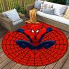 1 szt. Okrągły dywanik Marvel Spider-Man, antypoślizgowy, można prać w pralce, poliestrowy dywan do dekoracji salonu i sypialni