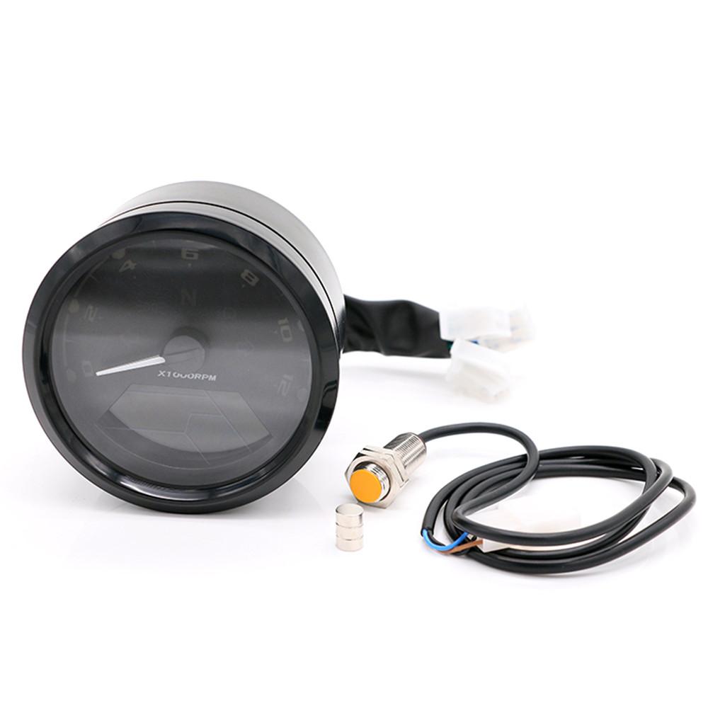 Motorcycle Meter LED Digita Indicator Light Tachometer Odometer Speedometer Oil Meter Multifunction With Night Vision Dial Electronics