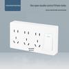 Ultra-Thin One-Way Multi-Control Electrical Surface Switch & Socket Panel with Box