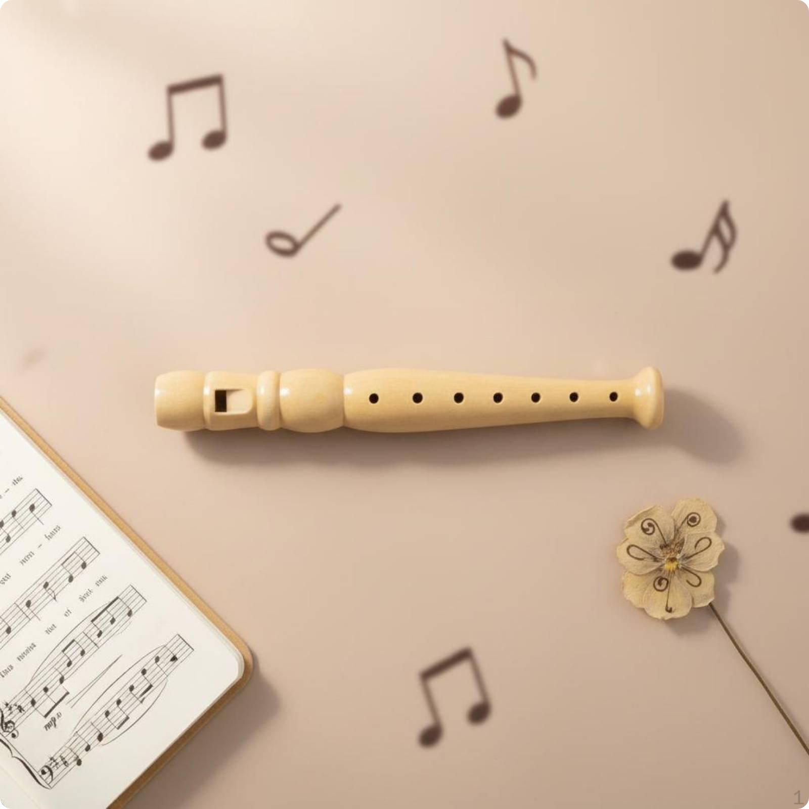 Wood clarinet 6 Hole Easy to Learn Wind Instrument for Beginners, Kids, Rehearsal Music