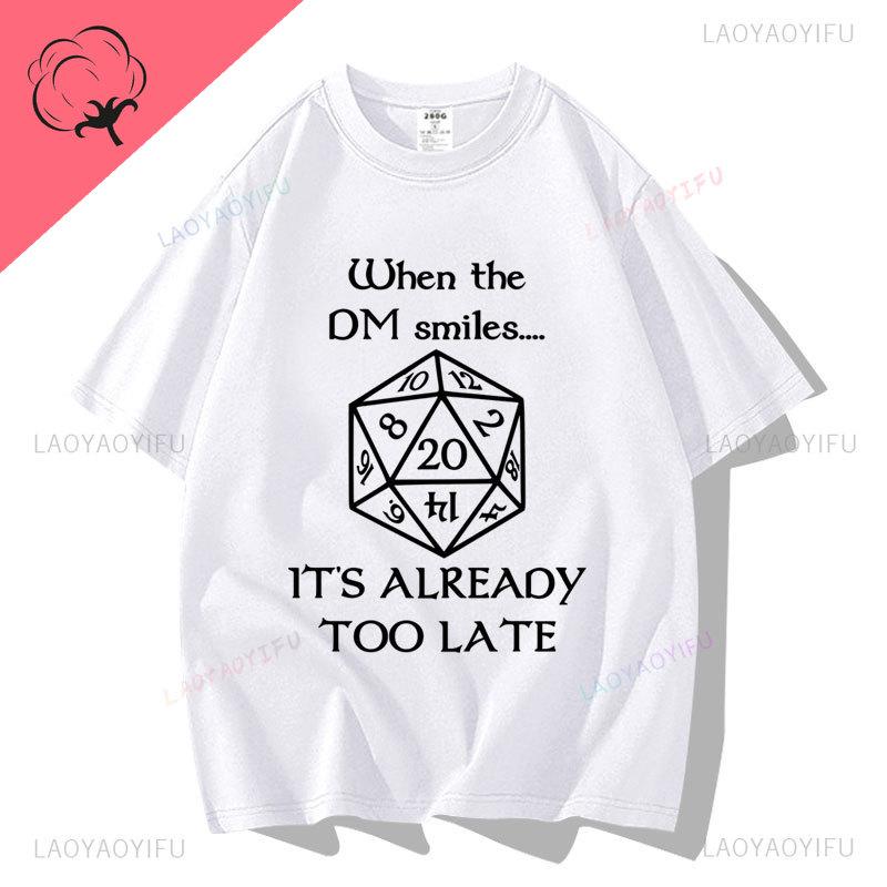 Camiseta Board Game Roll Dice Gaming Shirt Lets Roll Rpg Dice Camisa 100 Cotton Graphic T Shirts Unisex Clothing Unisex Y2k Tees