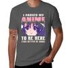 I Paused My Anime To Be Here Tshirt Printed T Shirts For Unisex Tshirt