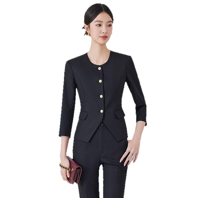Women's Professional Workwear Suit: Skirt Set for Hotel, Salon, and Jewelry Store Managers