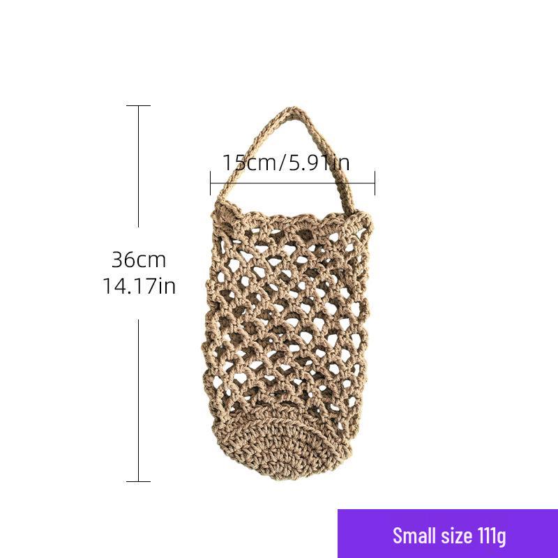 

Wall-Mounted Woven Fruit Basket Storage 15*36