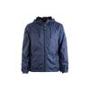 CALVIN KLEIN Solid Hooded Windproof Waterproof Structured Drawstring Waist Techwear Jacket Men CM234687-NVY