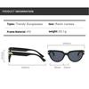 Retro Fashion Cat Eye Sunglasses Women Large Frame Sun Glasses Brand Designer Unisex   Female Shades Leisure Eyewear Uv400