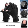 USB Heated Waterproof Cycling Gloves - Windproof, Fleece-Lined, Night Reflective, 5V Electric Warmth