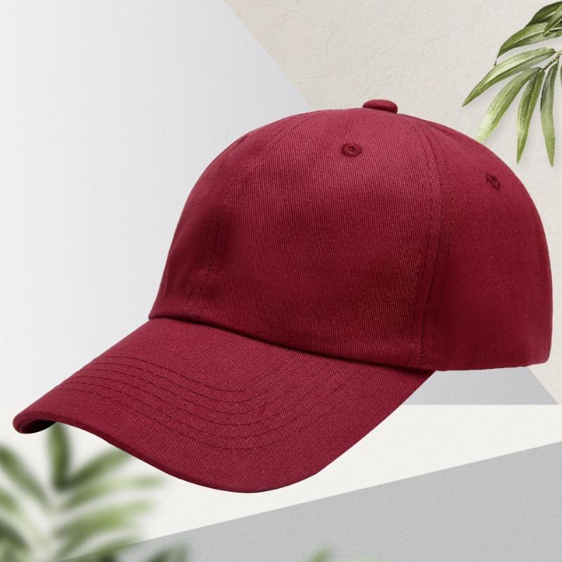 Cotton soft top baseball cap autumn and winter men's and women's caps custom embroidery printing