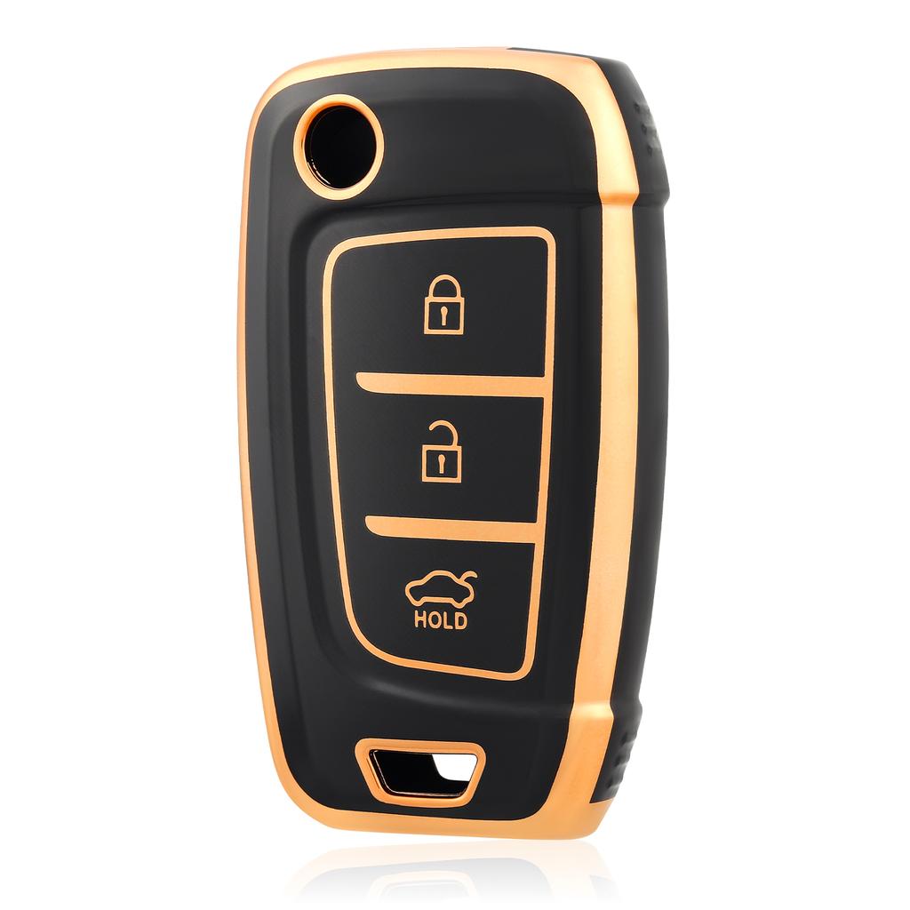 Car Remote Key Case Cover For Hyundai Tucson 2022 2023 Accent Solaris Elantra I30 I35 I40 Kona Celesta Sonata Creta Key Cover
