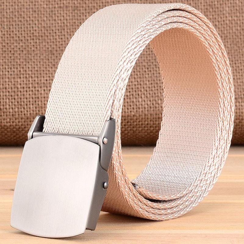 Alloy Nylon Belt Canvas Student Jeans