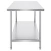 Stainless Steel Work Prep Table Commercial Worktable Food Prep 30x60x34in