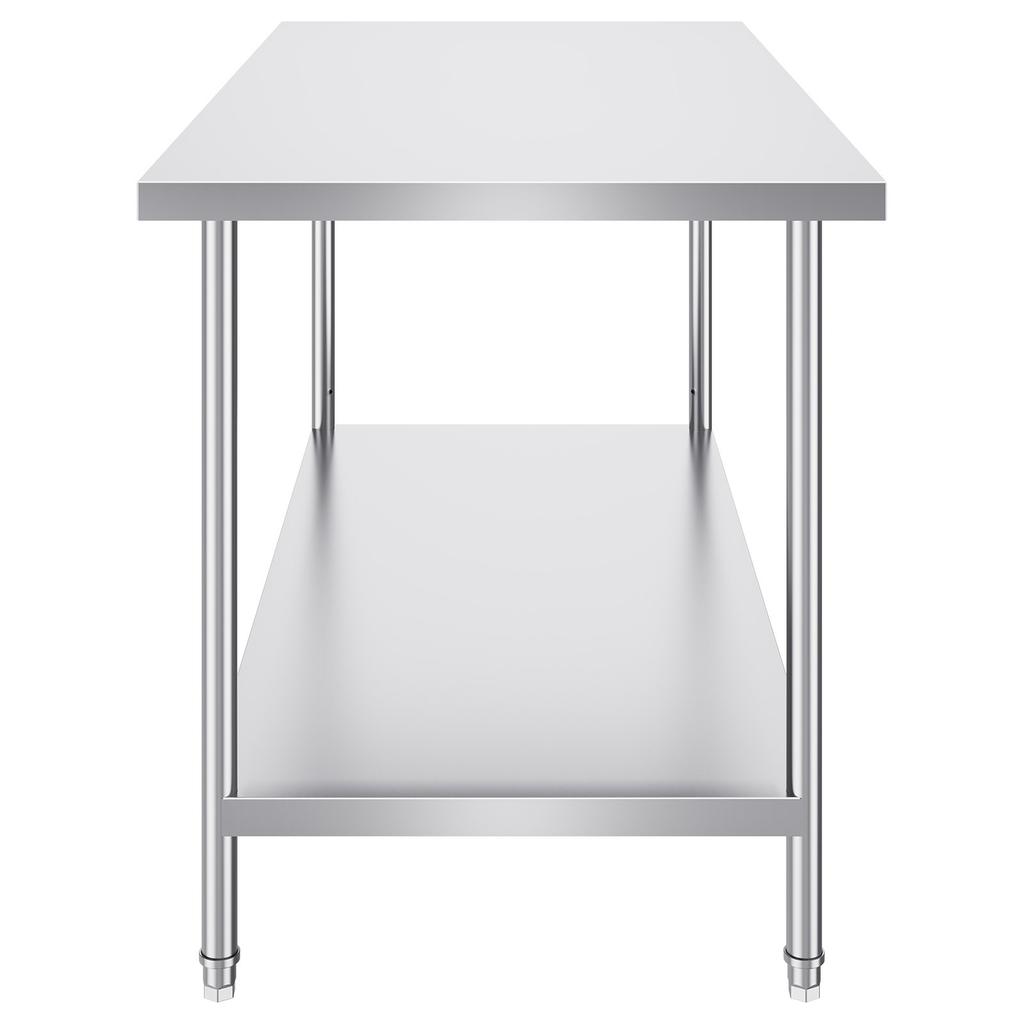 Stainless Steel Work Prep Table Commercial Worktable Food Prep 30x60x34in