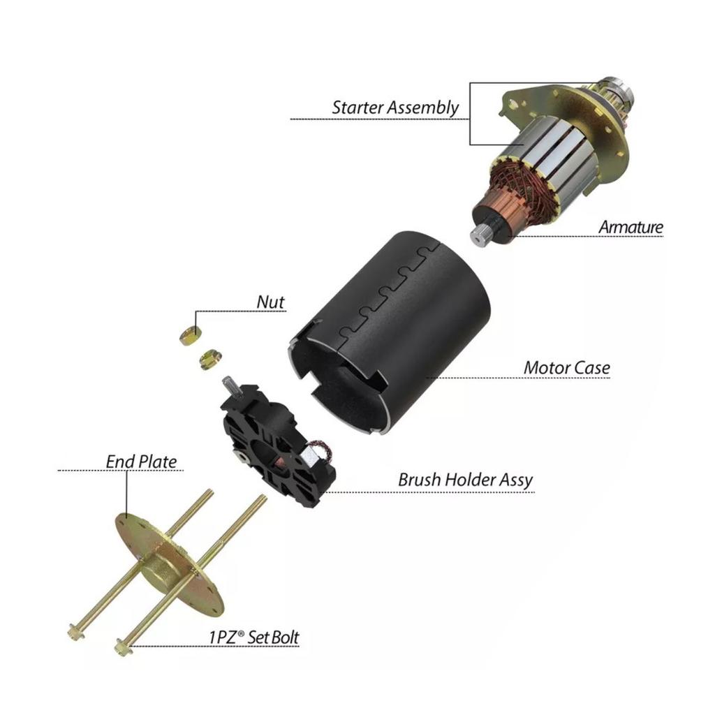 New Starter For Briggs Stratton Lawn Mower Zero-Turn Mowers 693551 593934