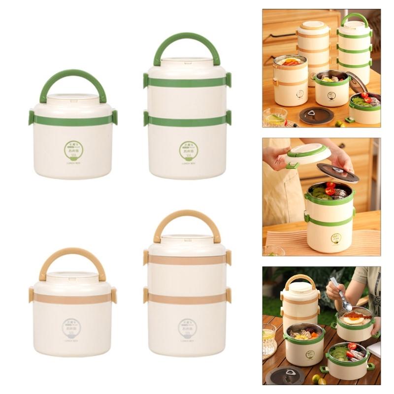 User Friendly 304 Nonrust Steel Food Container Durable Leak Proof Lunch Box For Adults Kids School Office Travel