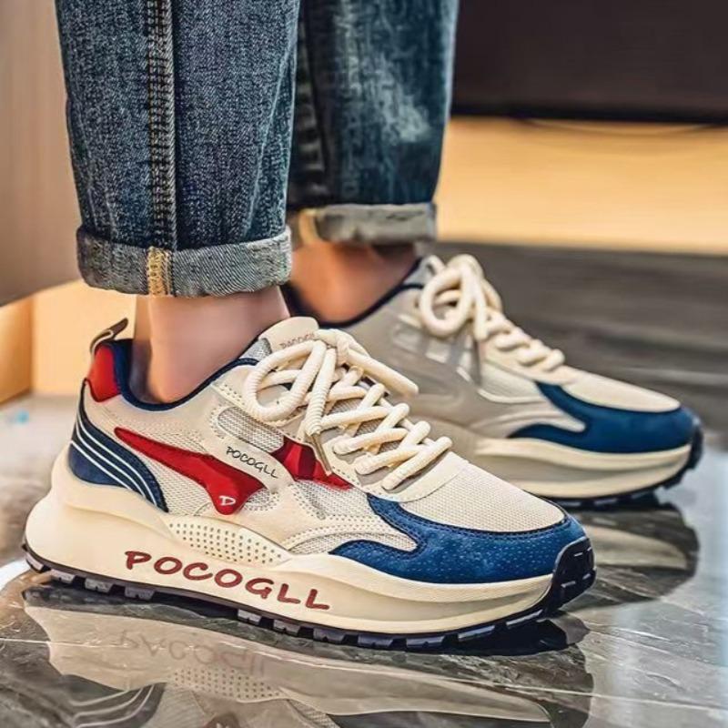 Baskets Décontractées Extérieur Homme Chaussures de Course Respirantes Haute Qualité Confortables Semelle Souple Chaussures de Sport de Basketball Chaussures Vulcanisées