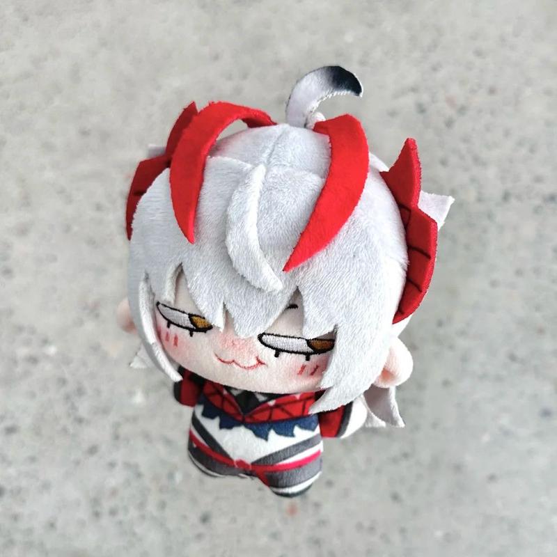 New 10Cm Ultra Adorable Role Play Arknights Cartoon Gaming Character Wisadel Cuddly Dolls Cartoonish Pouch Hanging Tag Charm Ornament Stuffed Doll