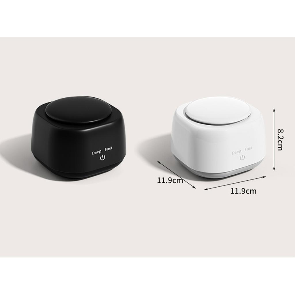 Ultrasonic Cleaning Machine Braces Denture Retainer Cleaning Machine Mini Portable Jewelry Deep Cleaning