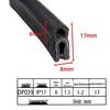 Customizable EPDM U-Shaped Rubber Sealing Strip for Electrical Cabinets and Car Doors