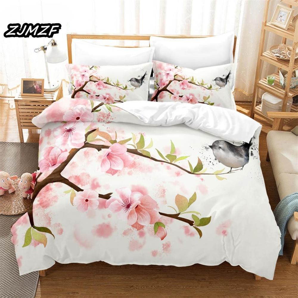 3D Rote Rose Bettwäsche Bettbezug Bettsets für Doppel Ehe Hochzeit Schlafzimmer Bettwäscheset King Valentinstag Steppdeckenbezugset