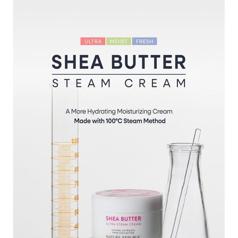 Nature Republic Shea Butter Steam Cream - 3 Types