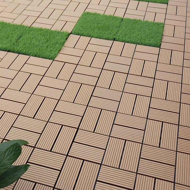 WPC Interlocking DIY Outdoor Flooring: Anti-Corrosion, Self-Laying for Balcony, Terrace, Courtyard Renovation