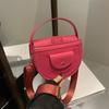 Retro Fashion Simple Temperature Commuter Shoulder Bag Women's Summer Textured Underarm Bag Korean Style Saddle Bag Trendy