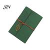 Refillable Journal Notebook Vintage Faux Leather Journal, A5 A6 A7 6 Ring Loose-Leaf Horizontal Line Paper with Retro Metal Leaf Pendant for Writing,