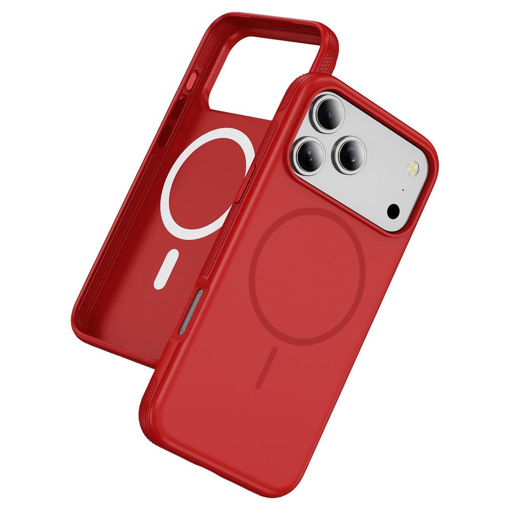 For iPhone 17 Pro Case Compatible with MagSafe PC + TPU Anti-Slip Side Edge Phone Cover