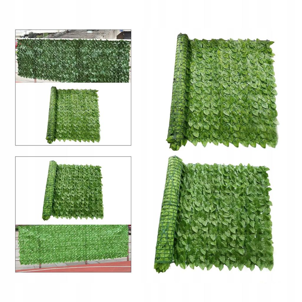 Artificial Hedge Ivy Fence Balcony Fence Wall Roof Shadow 300X50Cm