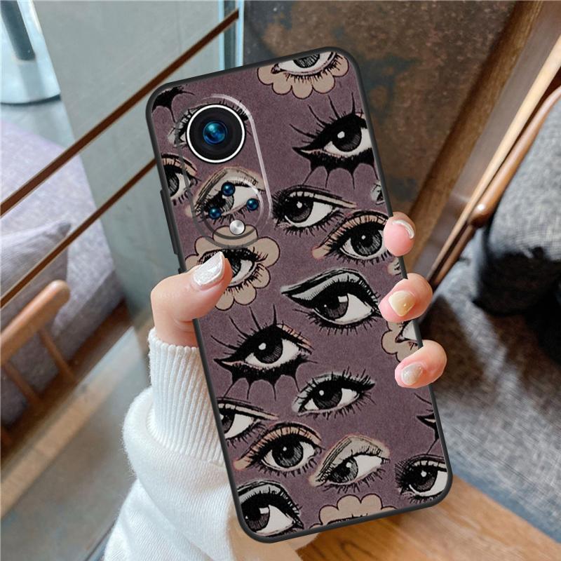 Scary Face Eyes For Honor Magic 7 Lite 5 6 Pro Case Cover For Honor X9c X9a X9b X8a X8b X9 200 400 50 70 90