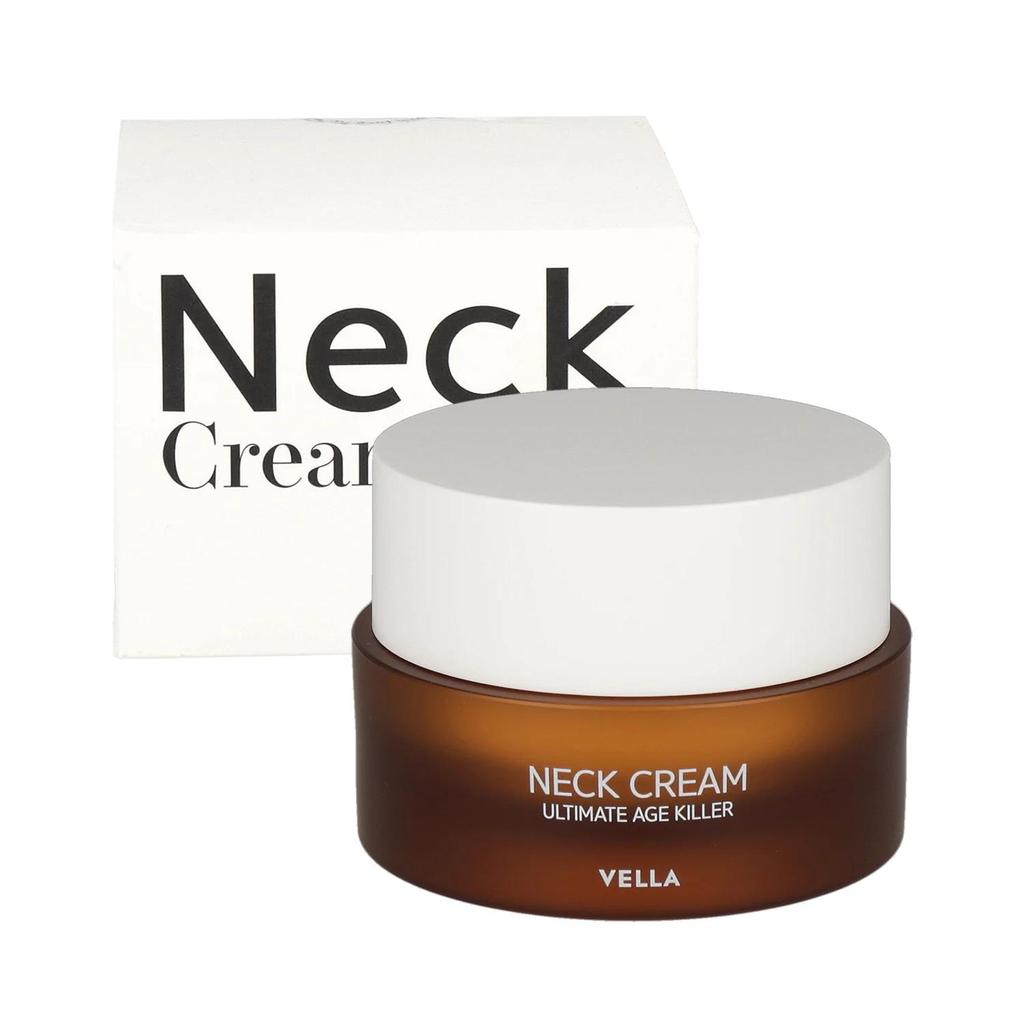 Vella Neck Cream Ultimate Age Killer 50ml, Anti-Aging, Anti-Falten, Feuchtigkeitsspendend, Koreanische Kosmetik, Kbeauty, Probe