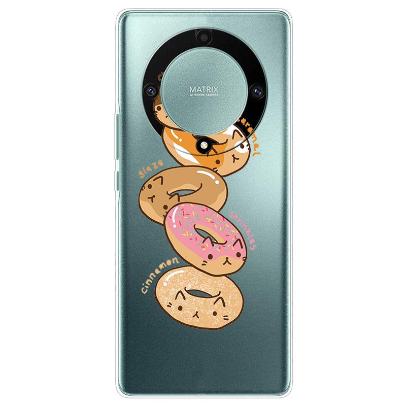 Custodia per Honor Magic6 Lite 5G Trasparente TPU Silicone Funda Capa per Honor Magic 6 Lite Coperture Morbide Magic6Lite Trasparenti Coques borsa