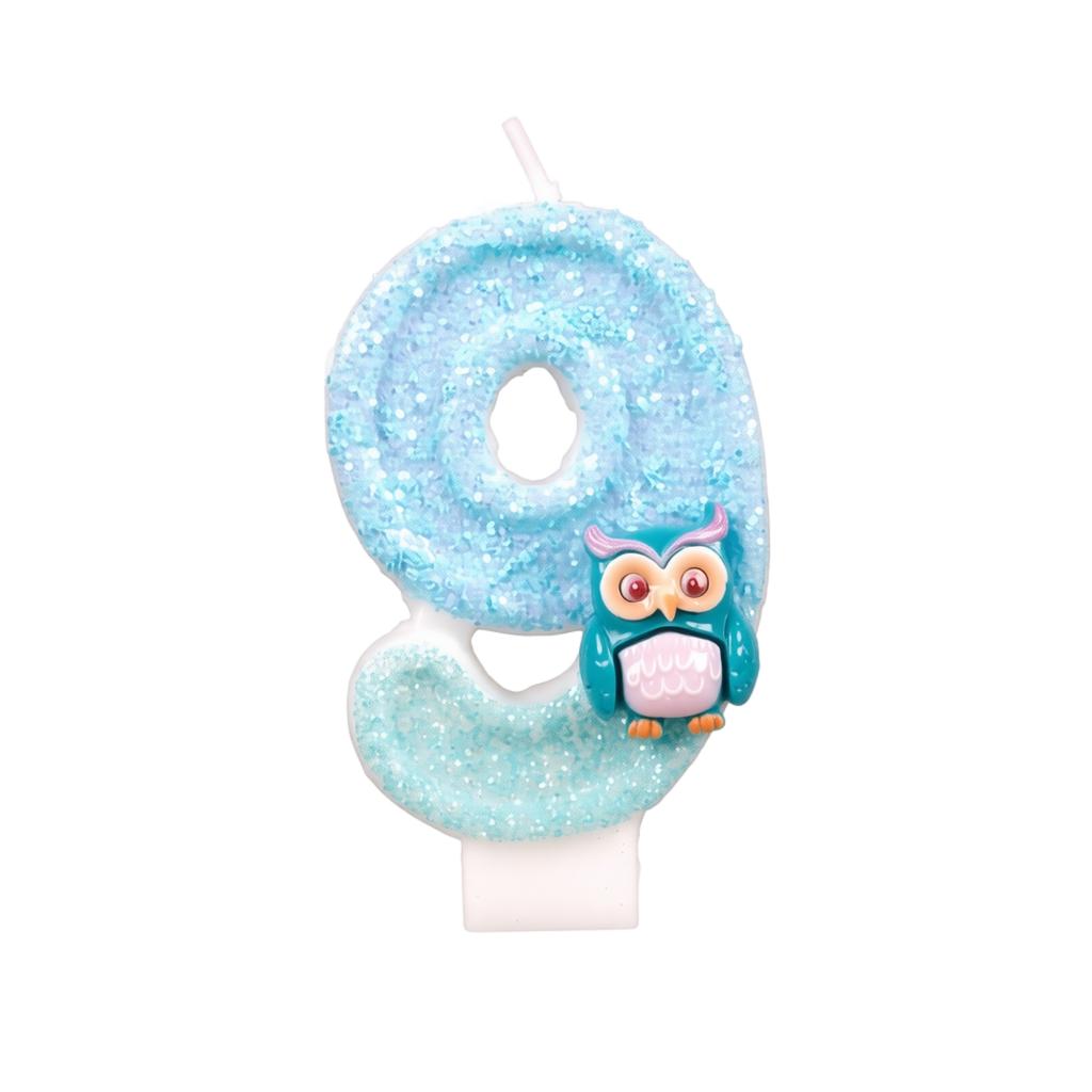 Number Birthday Candles 0-9, Decorations for Birthday Party and Celebrations